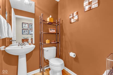 Bathroom at 5860 Ramsey Drive, Noblesville, IN