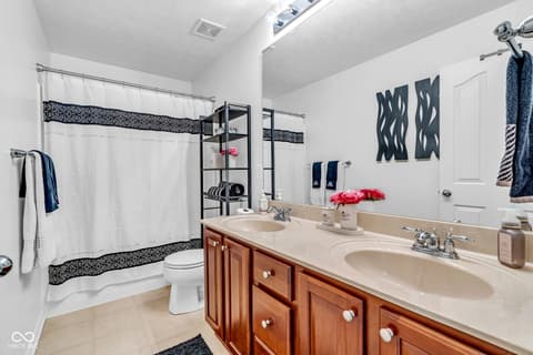 Bathroom at 5860 Ramsey Drive, Noblesville, IN