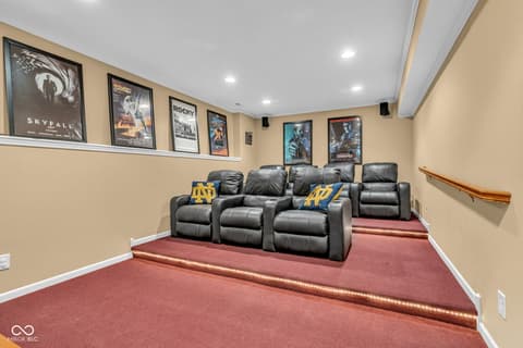Media Room — 5860 Ramsey Drive, Noblesville, IN