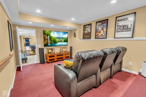 Media Room — 5860 Ramsey Drive, Noblesville, IN