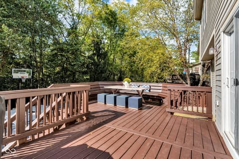 Outdoor living area at 5860 Ramsey Drive, Noblesville, IN