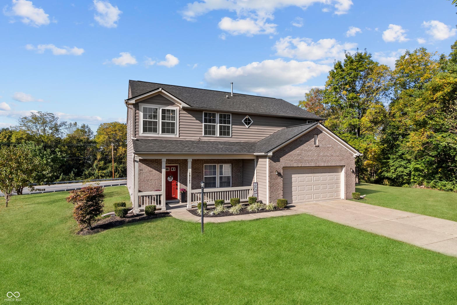 Front exterior at 19187 Outer Bank Road, Noblesville, IN