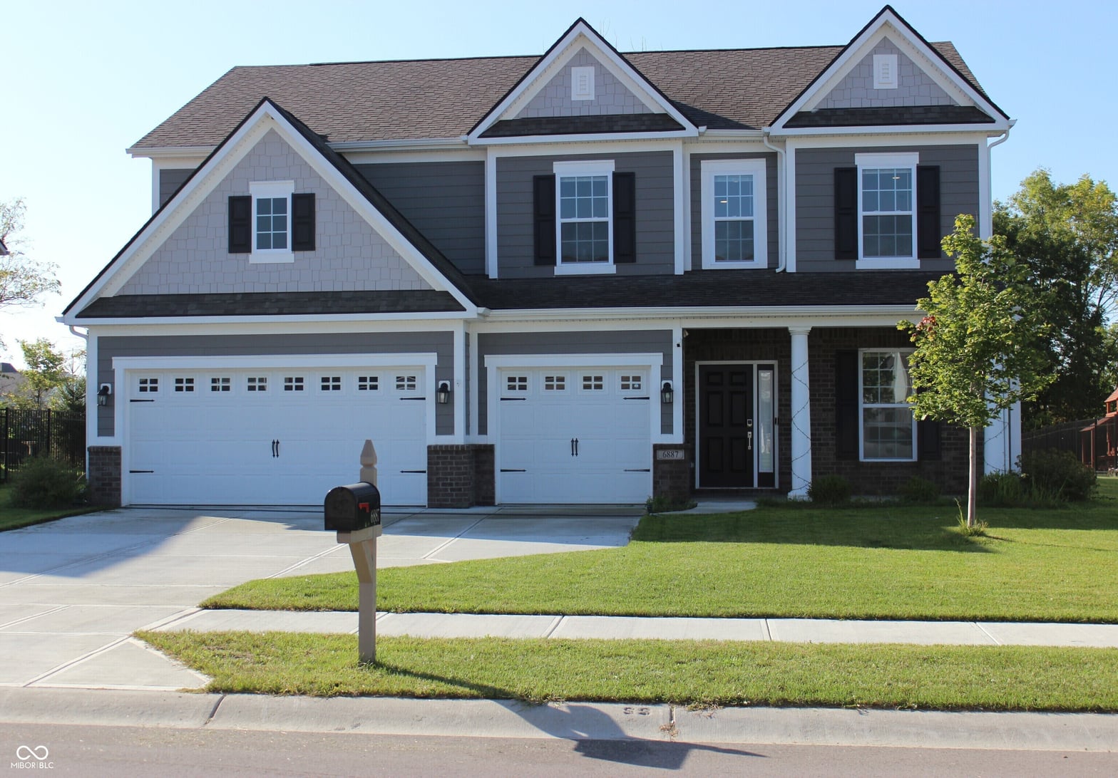 Front exterior at 6887 Pine Vail Boulevard, McCordsville, IN
