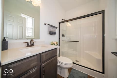 Bathroom at 6887 Pine Vail Boulevard, McCordsville, IN