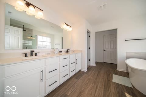Bathroom at 6887 Pine Vail Boulevard, McCordsville, IN