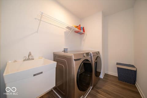 Laundry room at 6887 Pine Vail Boulevard, McCordsville, IN