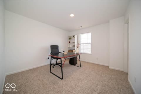 Home office at 6887 Pine Vail Boulevard, McCordsville, IN