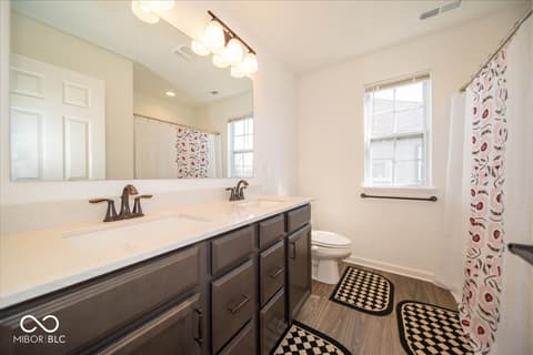 Bathroom at 6887 Pine Vail Boulevard, McCordsville, IN
