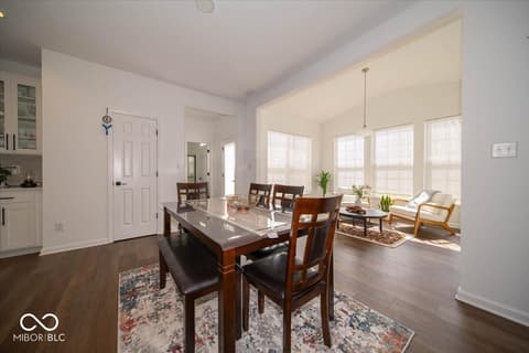 Dining room at 6887 Pine Vail Boulevard, McCordsville, IN