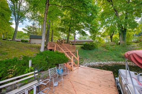 Outdoor living area at 4194 E West Point Court, Martinsville, IN