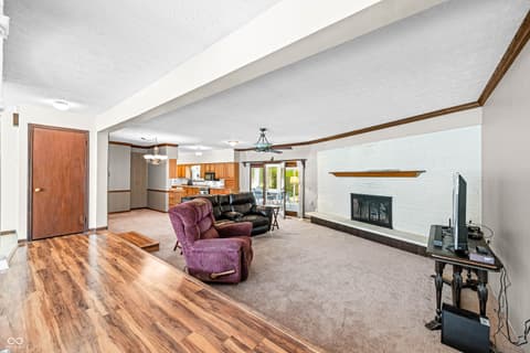 Living room at 4194 E West Point Court, Martinsville, IN