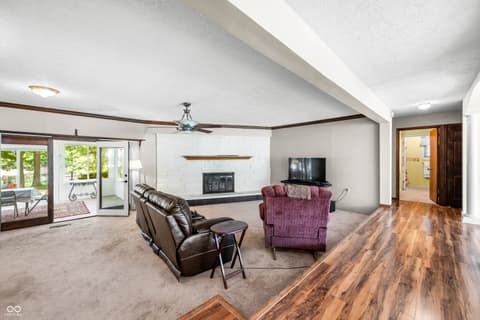 Living room at 4194 E West Point Court, Martinsville, IN