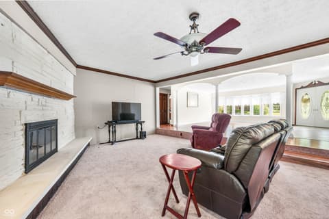 Living room at 4194 E West Point Court, Martinsville, IN