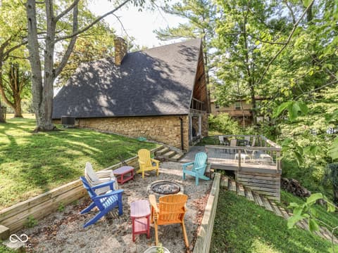 Yard at 7307 Center Lake Road, Nineveh, IN