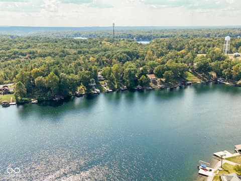 Aerial view at 7307 Center Lake Road, Nineveh, IN