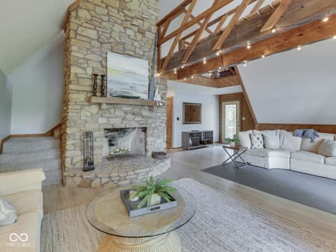 Living room at 7307 Center Lake Road, Nineveh, IN