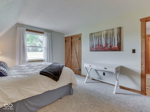 Bedroom at 7307 Center Lake Road, Nineveh, IN