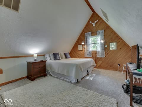 Bedroom at 7307 Center Lake Road, Nineveh, IN