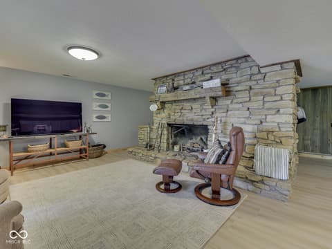 Living room at 7307 Center Lake Road, Nineveh, IN