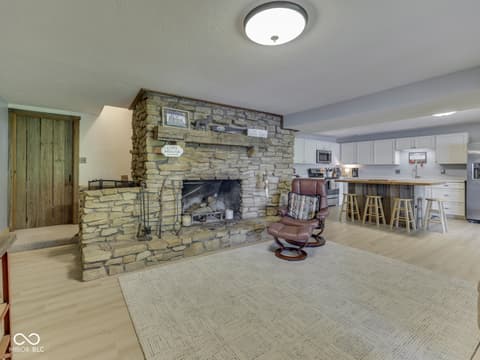 Living room at 7307 Center Lake Road, Nineveh, IN
