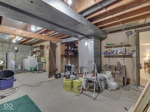 Basement at 7307 Center Lake Road, Nineveh, IN