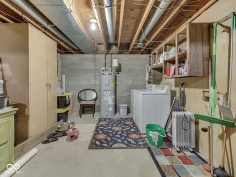 Basement at 7307 Center Lake Road, Nineveh, IN