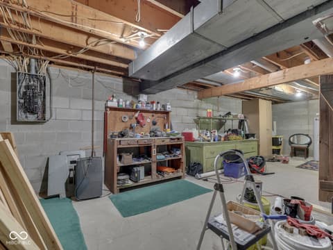 Basement at 7307 Center Lake Road, Nineveh, IN