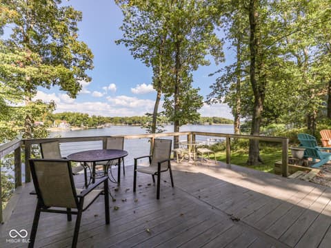 Outdoor living area at 7307 Center Lake Road, Nineveh, IN