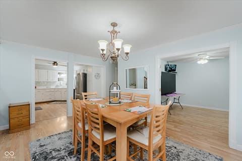 Dining room at 140 Wiley Street, Cicero, IN