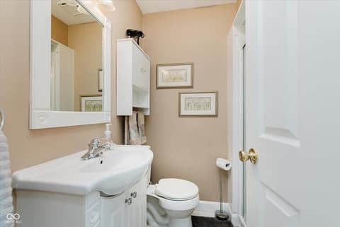 Bathroom at 140 Wiley Street, Cicero, IN
