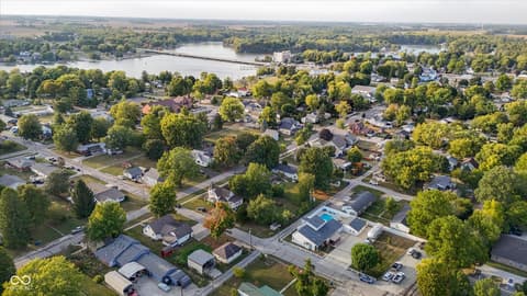 Aerial view at 140 Wiley Street, Cicero, IN