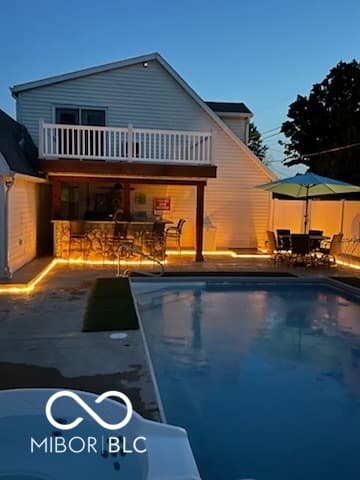 Backyard at 140 Wiley Street, Cicero, IN