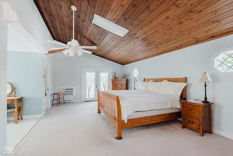 Primary bedroom at 140 Wiley Street, Cicero, IN