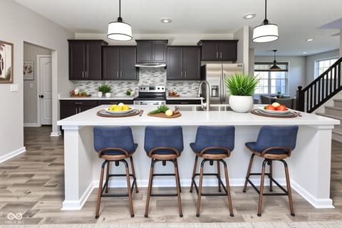 Kitchen at 3924 Castle Hill Drive, Brownsburg, IN