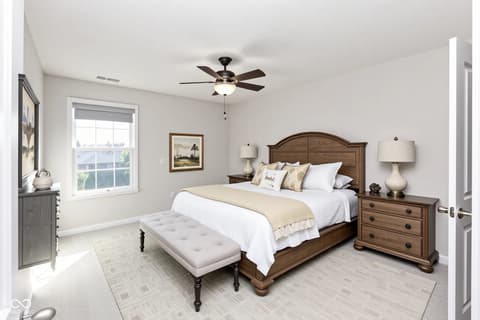 Bedroom at 3924 Castle Hill Drive, Brownsburg, IN