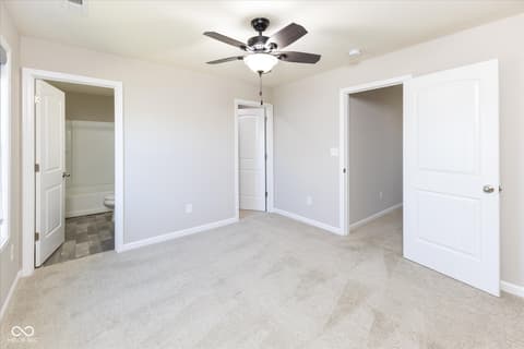 Bedroom at 3924 Castle Hill Drive, Brownsburg, IN