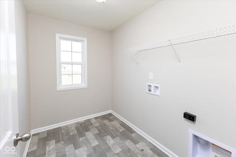 Laundry room at 3924 Castle Hill Drive, Brownsburg, IN