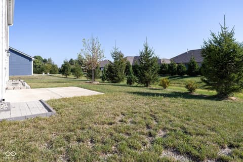 Yard at 3924 Castle Hill Drive, Brownsburg, IN