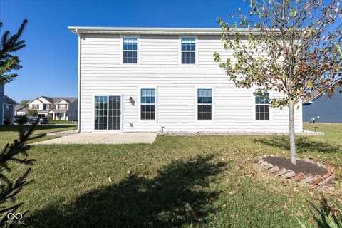 Backyard at 3924 Castle Hill Drive, Brownsburg, IN