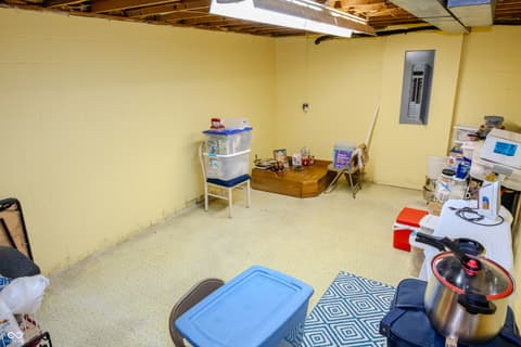 Basement at 1958 W Twin Oaks Court, Crawfordsville, IN
