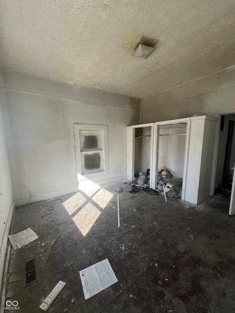 Primary bedroom at 639 Warren Avenue, Indianapolis, IN