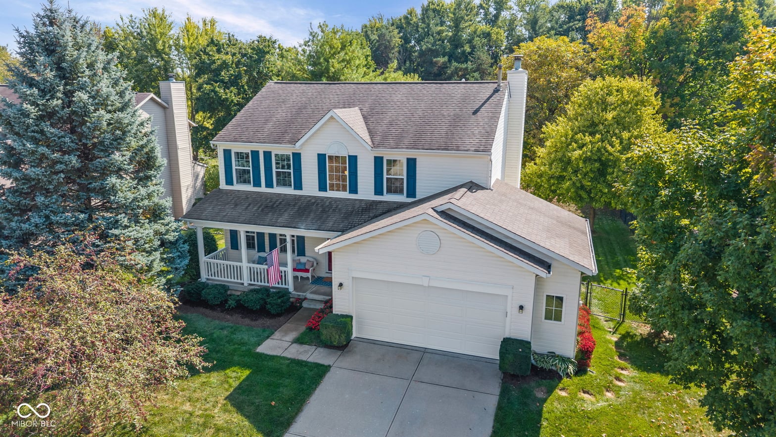 Front exterior at 10267 Tybalt Drive, Fishers, IN