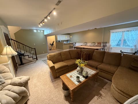 Family room at 11640 E 63rd Street, Indianapolis, IN