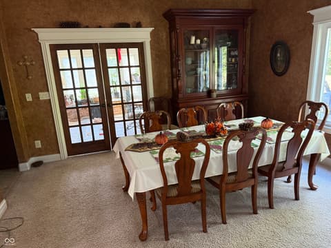 Dining room at 11640 E 63rd Street, Indianapolis, IN