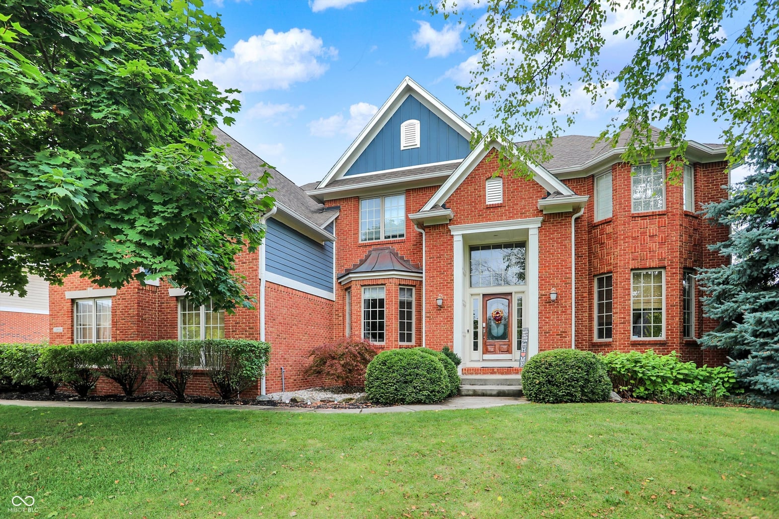 Front exterior at 12864 Hanley Drive, Fishers, IN