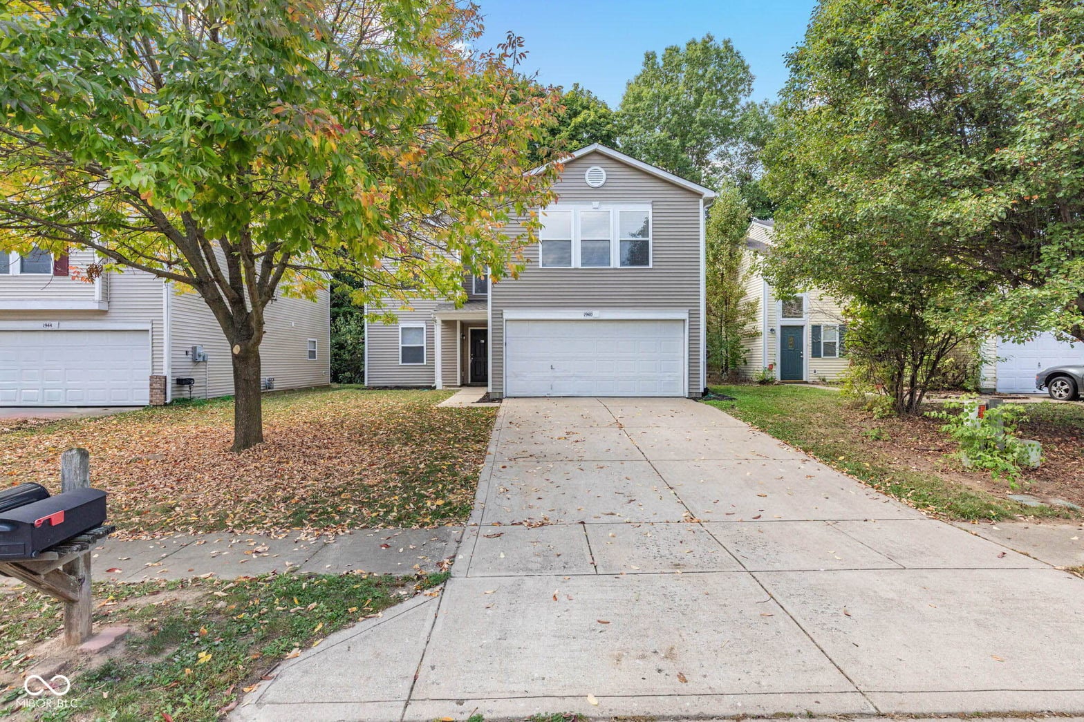 Front exterior at 1940 Orchid Bloom Drive, Indianapolis, IN