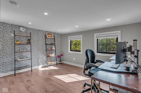 Home office at 12208 Castle Row Overlook, Carmel, IN