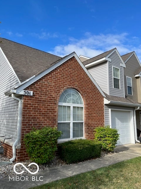 Front exterior at 501 Fayette Drive, Westfield, IN