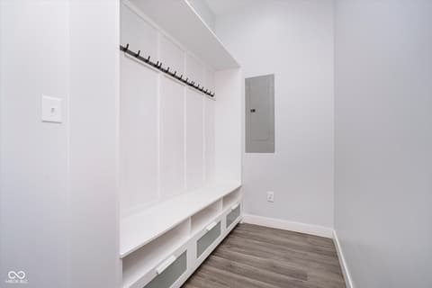 Laundry room at 1009 Harrison Street, Indianapolis, IN