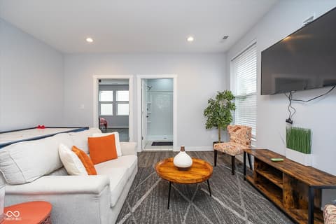 Living room at 1009 Harrison Street, Indianapolis, IN
